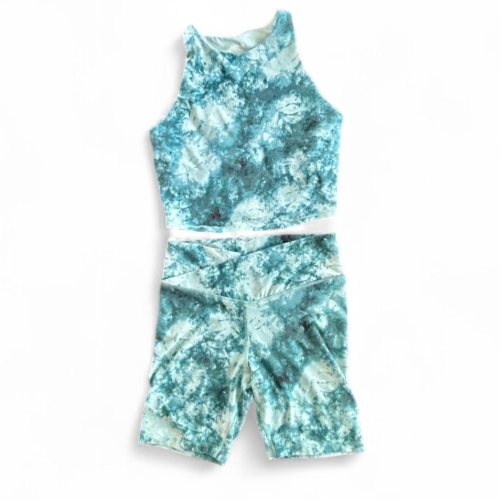 Old Navy Blue Tie-Dye Tank Top